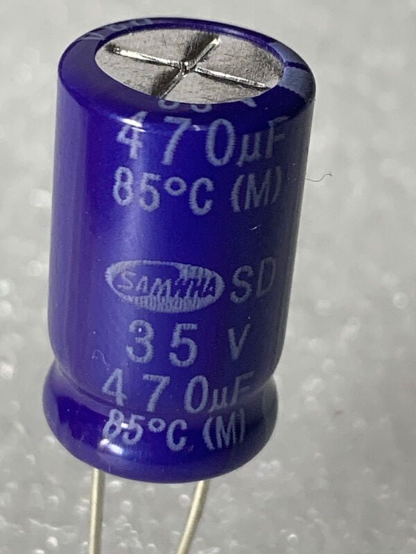 CAP 470MFD/35V