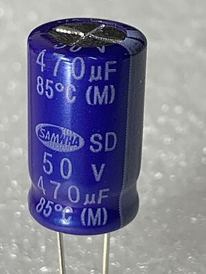 CAP 470MFD/50V