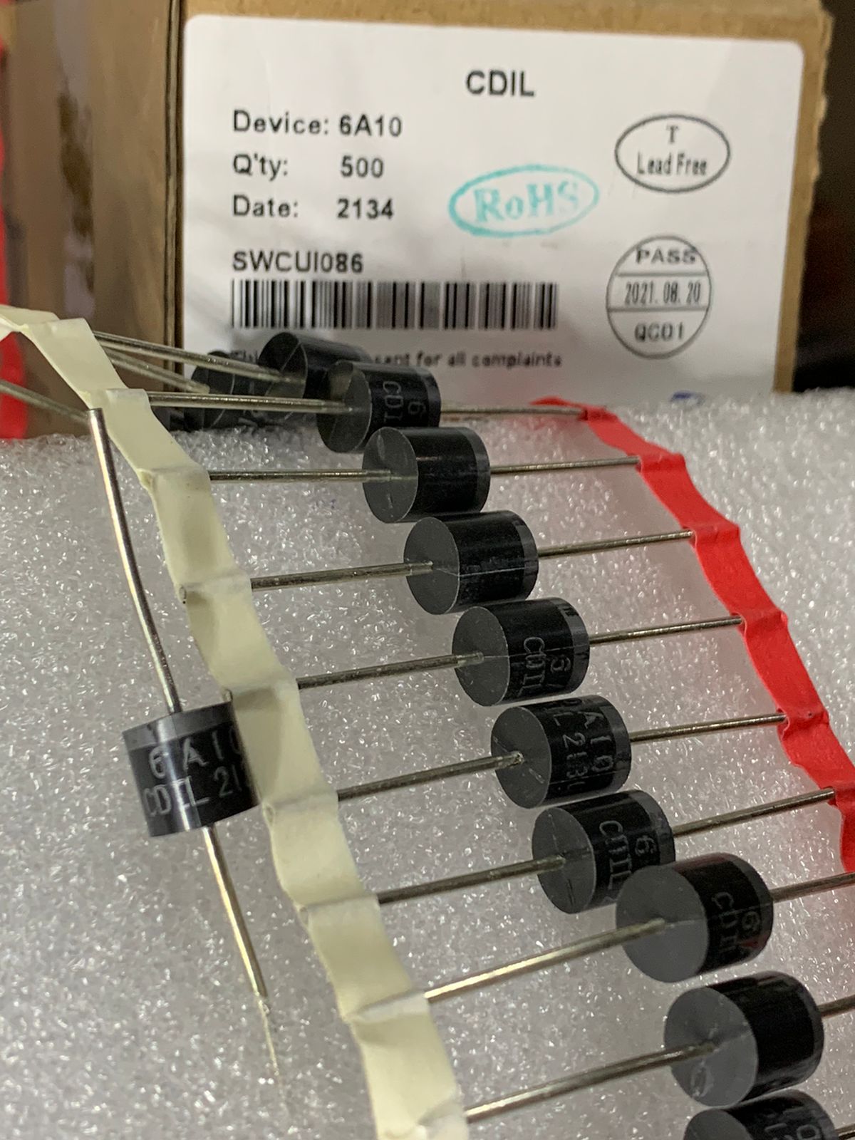 RECTIFIER DIODES 6A10 YJ