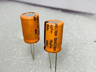 10MFD 250V ELEC CAPS KELTRON