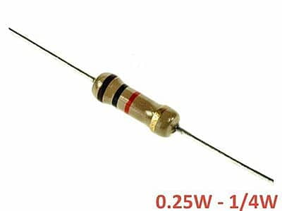 RESISTANCE 2.2E 1/4W