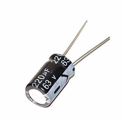 CAPACITOR 220UF 63V