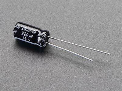 CAPACITOR 220UF 16V