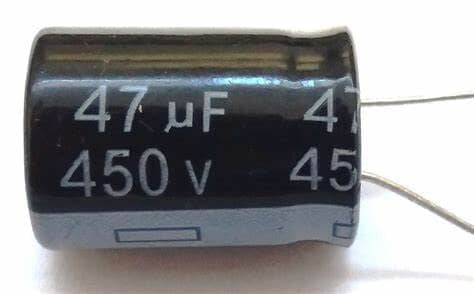 1 X CONDENSATEUR CHIMIQUE ÉLECTROLYTIQUE 47µF 47uF 450V -40+105°C