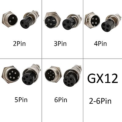 ROUND CELL 2PIN M/F
